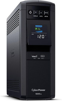 Cyberpower CP1500PFCLCD PFC Sinewave UPS Battery Backup and Surge Protector, 150