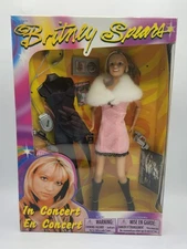 Britney Spears Live! In Concert Doll- Pink Dress With White Fur  #20100 New 
