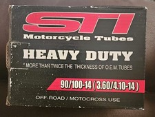 STI Motorcycle Tube Heavy Duty 90/100-14 3.60/4.10 - 14 NOS Off-road / Orig Pkg