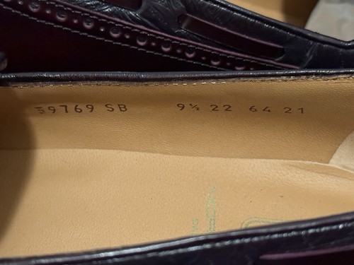 Moreschi scarpe da cerimonia in Peccary taglia 9.5UK 43,5IT 10,5US - Imagen 6 de 8
