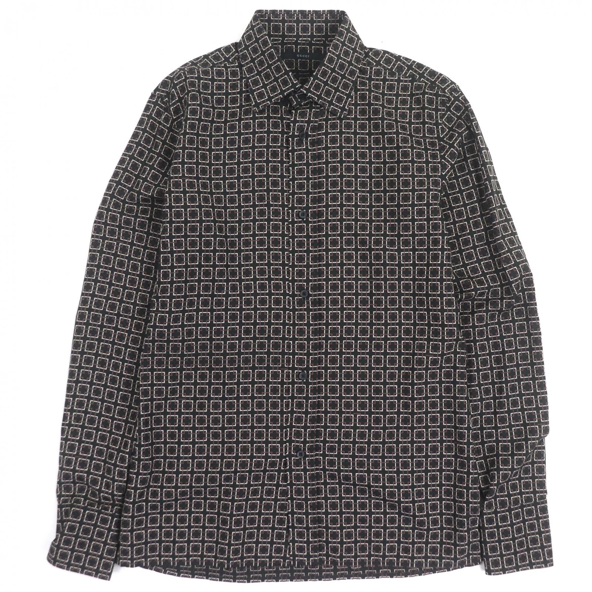 Gucci Silk Long Sleeve Casual Button-Down Shirts for Men for sale