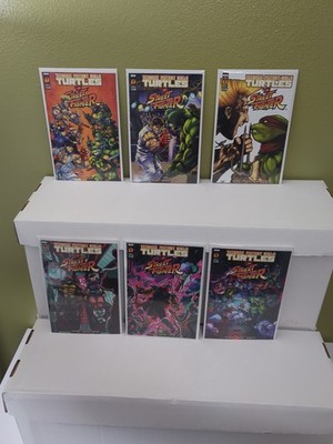Teenage Mutant Ninja Turtles vs Street Fighter Set #1-5 NM-/NM