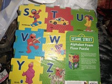 New Sealed Sesame Street Alphabet Foam Floor Puzzle