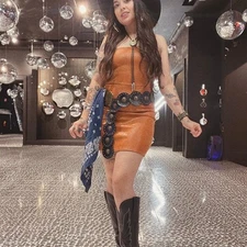 Urban Outfitters Snakeskin Mini Dress – Small