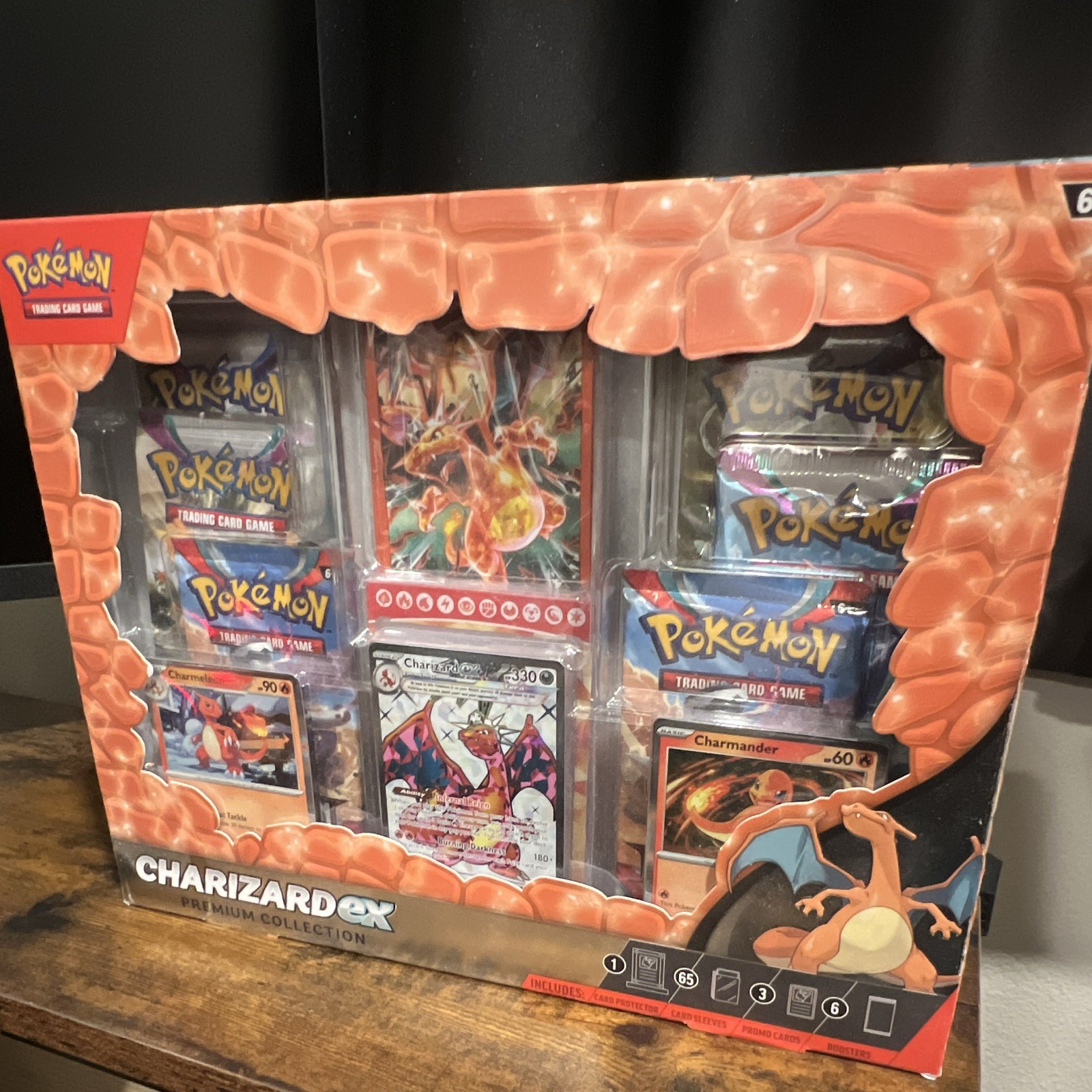Pokémon TCG Charizard ex Premium Collection Box Promo 65 Cards English 2023