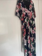 Image of Wallis Women's Size 16 Multicolored Floral Jumpsuit