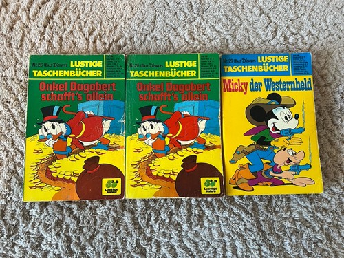 Lustiges Taschenbuch Nr.26, 26 und 29 - 1.Auflage - 1973-1974