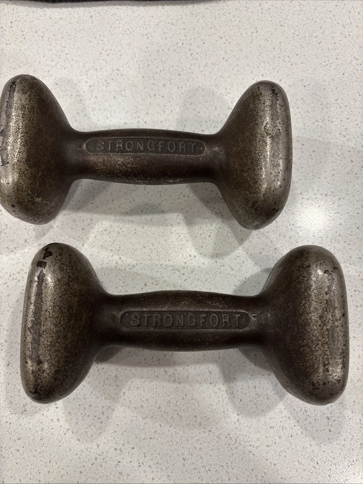 Vintage Strongfort Dumbbells Five Pounds Each
Opens in a new window or tab