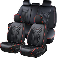 Seat Covers, Car Seat Covers Full Set, Leather Seat Covers for Cars, Automotive