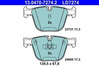 Ate BremsbelÄGe Bremsbelagsatz Hinten FüR Bmw 5ER F07 7ER F01 F02 F03 F04