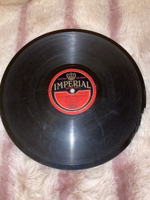 78rpm shellac Leslie Sarony Gorlonza / Put Your Worries Through the Mangle