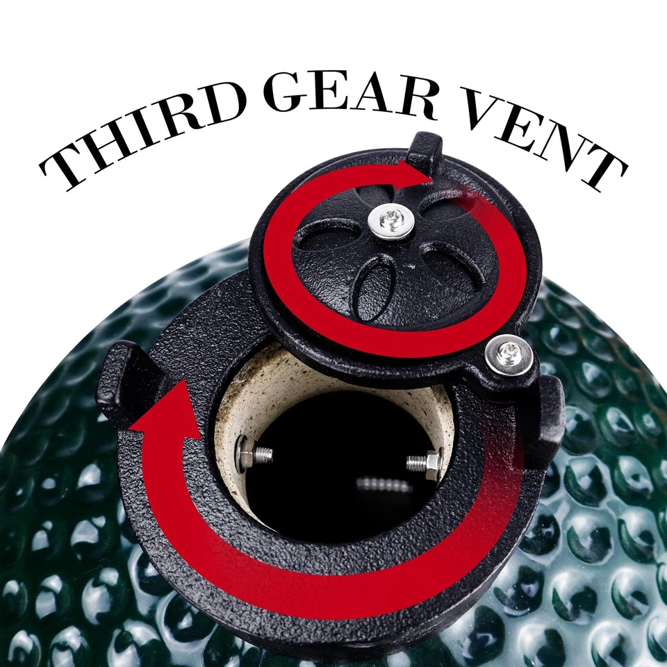 Ceramic Charcoal BBQ Kamado Griller - Portable Tabletop The Cadet Series Smoker - Image 4 of 4