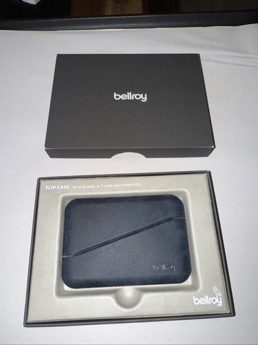 Bellroy RFID Safe Flip Case Porta Carte (2a Edizione) - Nuovo con Scatola - Nero