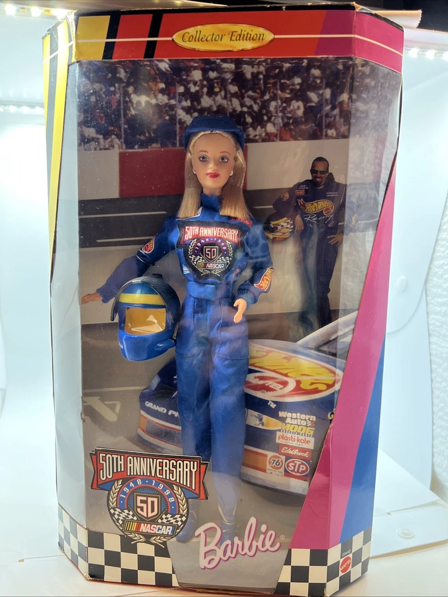 Original (Unopened) NASCAR Barbie Dolls & Doll Playsets