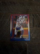 2025 Topps Chrome Red, White, And Blue Khalil Shakir Refractor