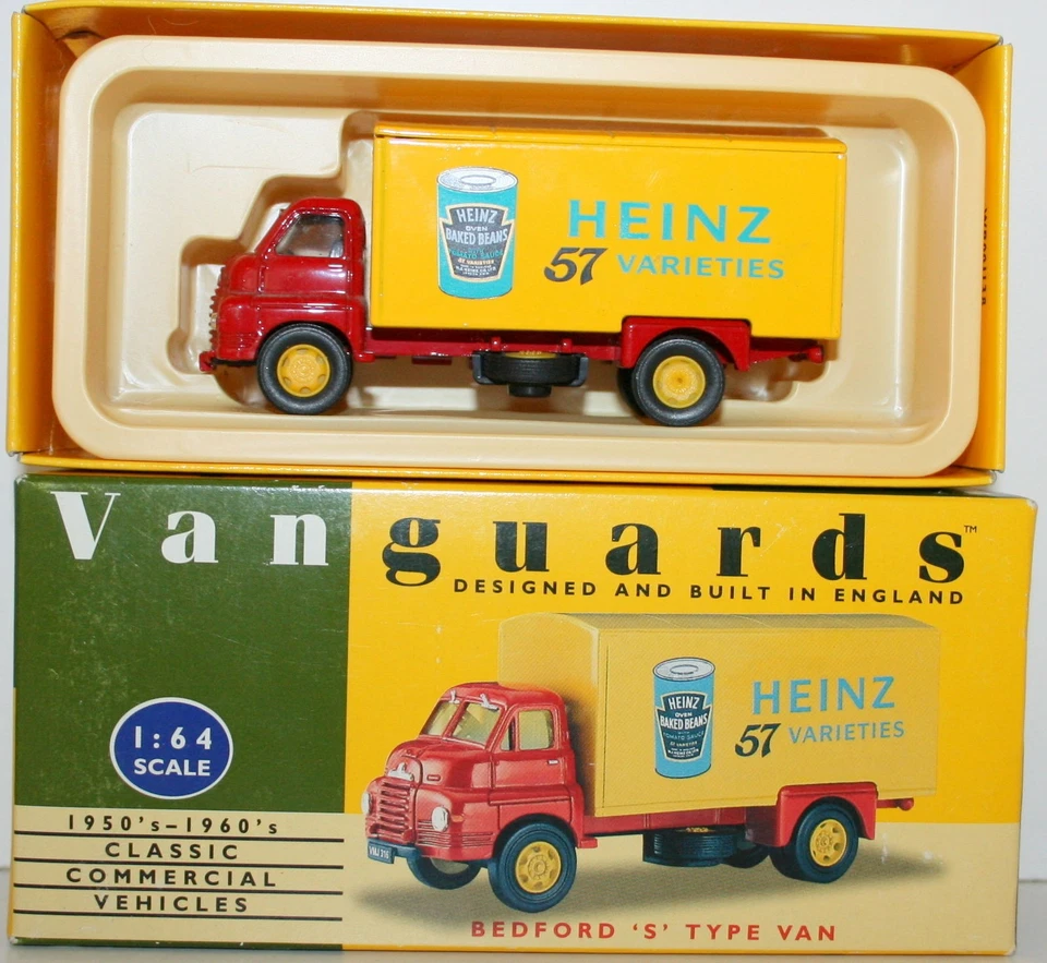 VANGUARDS 1/64 VA8000 BEDFORD S TYPE VAN HEINZ - Photo 1/1