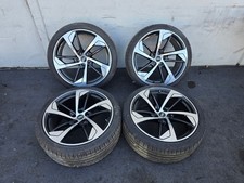20" 20X9.5 ET26 WHEEL WHEELS SET W/TIRES ASSEMBLY OEM 96K 12-15 AUDI A5 S5 RS5