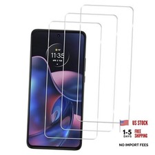 Screen Protector for Motorola Moto Edge 2022 3 Pack Easy to Install, Anti
