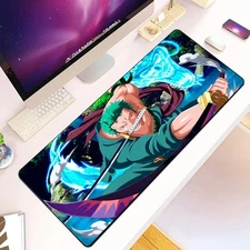 One Piece Keyboard Desk Mat Large Mouse Mat Locked Edge 60cm x 30cm