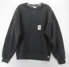 Russell Athletic Sweatshirt Men Small Gray Y2K Pullover Crewneck Blank NWOT