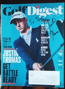 Justin Thomas Signed Golf Digest