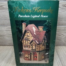 Teddy Bear Toy Shop Dickens Keepsake Porcelain Lighted House Christmas Village