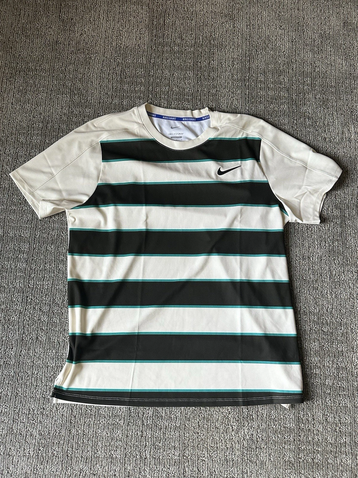 Size Large - Nike Carlos Alcaraz Roland Garros French Tennis Shirt FZ6934-110