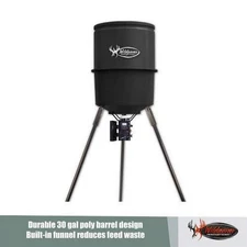 Wild Game Innovations 225 lb 30 Gallon Hunting Deer Game Feeder w Digital Timer
