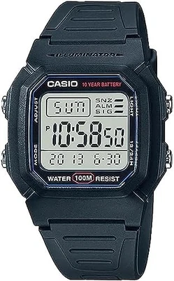 [Casio] CASIO Standard Digital Herrenuhr W-800H-1AV schwarz - Bild 1 von 4