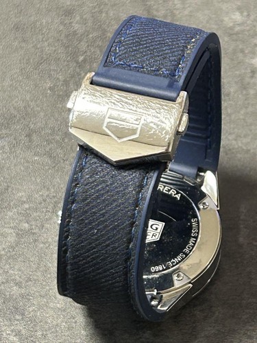 TAG Heuer Carrera Lady 36mm Quartz Blue Dial Womens Watch WBG1310 - Picture 5 of 8