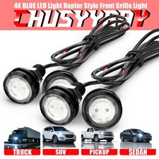 Set Of 4 Waterproof Blue 23mm Led Drl Daytime Running Lights Dc 12v Set Of 4 Waterproof Blue 23mm Led Drl Daytime Running Lights Dc 12v