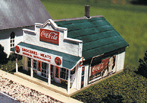 Blair Line N 1/160 BLAIRSTOWN GENERAL STORE Rural America, Laser-cut Wood Kit 80 - Picture 1 of 4