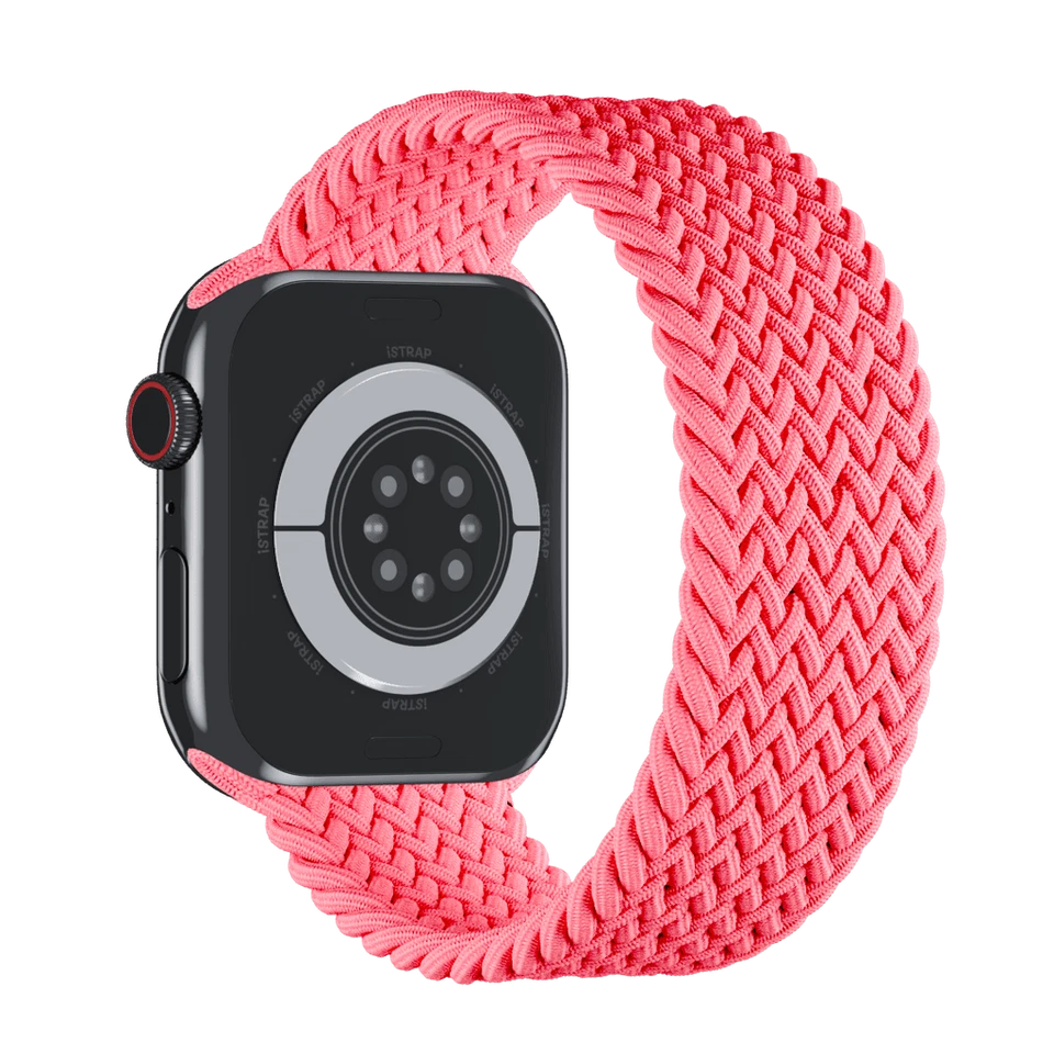 APPLE WATCH BAND BRAIDED SOLO LOOP 45MM, SIZE 3 - GUAVA - Image 3 of 4