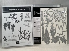 WISTERIA WISHES Stamp Set WISTERIA Dies Stampin Up Faith Is About Trusting A23