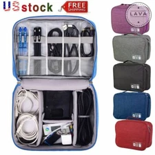 Electronic Accessories Cable Organizer Bag Travel USB Cord Charger Storages Case