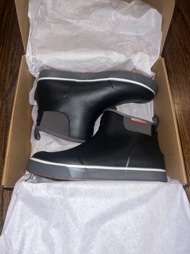 NEU Grundens Deck Boss 6" Stiefeletten in Schwarz für Herren Größe 9 60008 - Bild 1 von 4