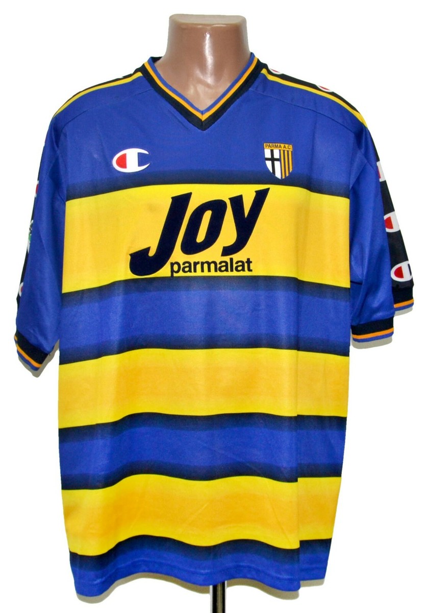PARMA MATCH ISSUE 2002/2003 HOME FOOTBALL SHIRT CHAMPION XL PARMA MATCH ISSUE 2002/2003 HOME FOOTBALL SHIRT CHAMPION XL