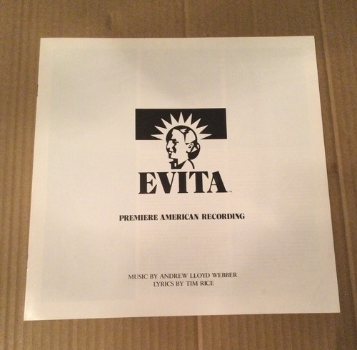 Evita-Original Cast- 1979 Excerpts from Evita-Promo Album w Press Kit - Foto 5 di 6