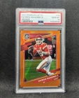 Patrick Mahomes II /199 ORANGE PRIZM PSA 10 2021 Panini Optic Football #34 NFL