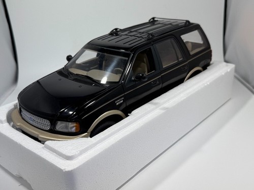 1/18 UT Ford Expedition Eddie Bauer schwarz/gold schön! US Verkäufer gebraucht im Karton 22710 - Bild 2 von 11