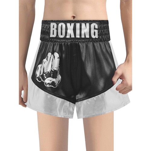 Boys Satin Boxing Shorts Sides Slit Boxer Training Trunks Kickboxing Muay Thai - Picture 22 of 55