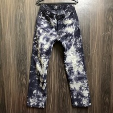 Vintage 90s Levi  s 501 Tie Dye Jeans Button Fly Hippies Grunge Rock Style