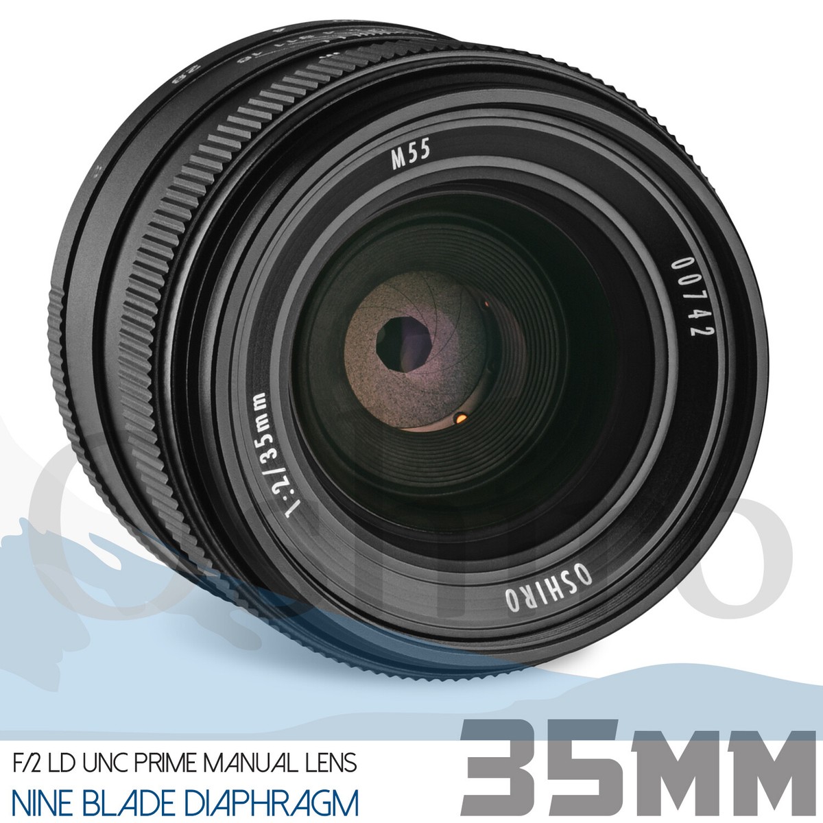 Oshiro 35mm f/2 Lens for Sony a6600 a6500 a6400 a6300 a6100