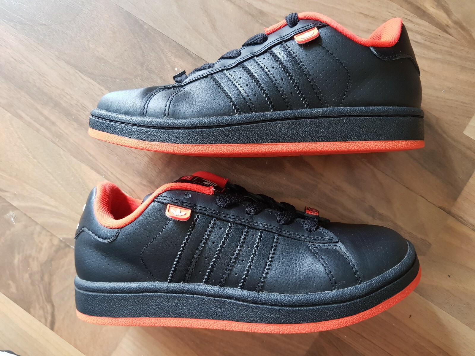 Adidas Evolution ladies trainers size 2uk in black and orange rare 2010 editions image 5