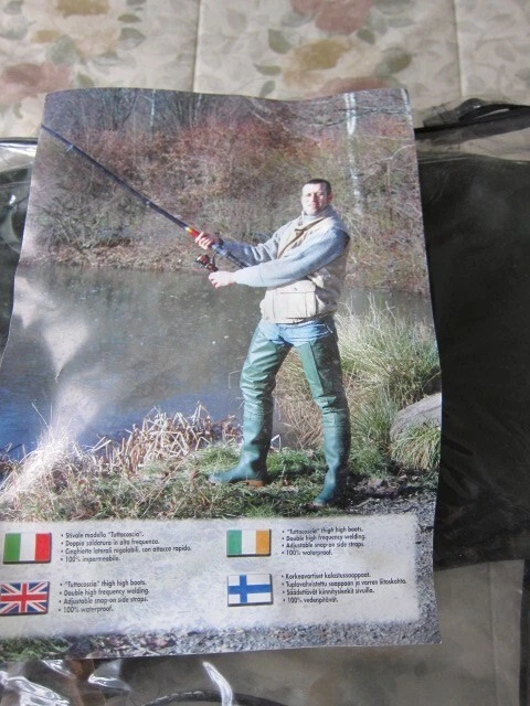 NEW TUTTACOSCIA THIGH HIGH WADERS BOOTS SIZE UK 10.5 Euro 45.