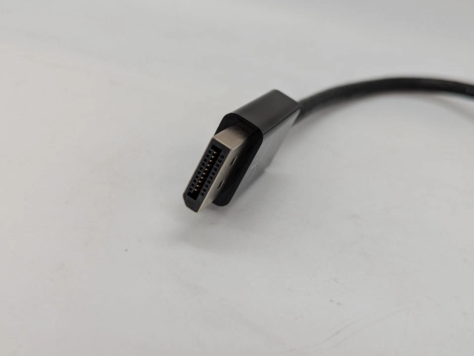 Amazon Basics DisplayPort to HDMI adapter cable 4K @ 60Hz adaptor lead black - Image 2 of 4