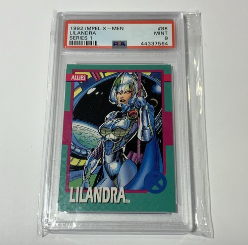Impel X-Men 1992 serie 1 Lilandra PSA 9 como nuevo Marvel #88 - Imagen 6 de 8