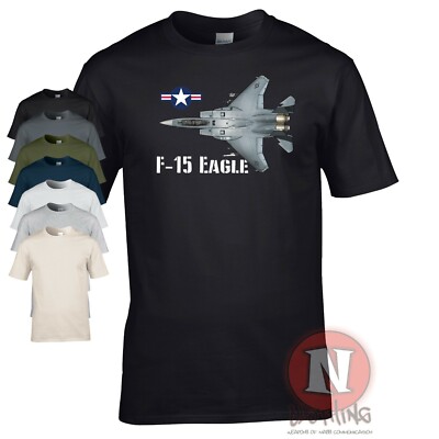 F-15 Eagle T-Shirt US Kampfflugzeug American War Jet Flugzeug USAF