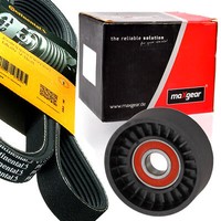 Contitech 7PK2418 Keilrippenriemen + Rolle FüR Mercedes W211 W204 R171 A209