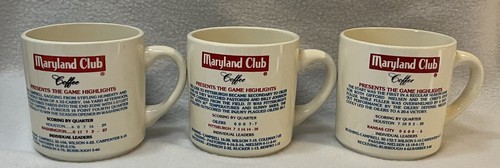 Vintage Houston Oilers Mugs 1979 Maryland Club Coffee Coca Cola Collectors Serie - Picture 3 of 14